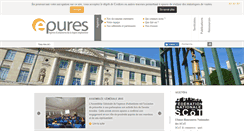 Desktop Screenshot of epures.com